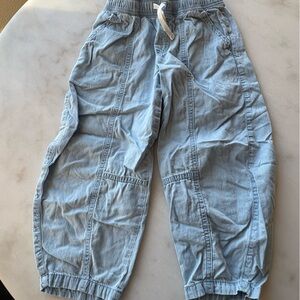 Gap Chambray Barrel drawstring Pants
